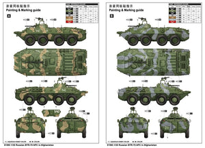 Trumpeter 01593 Véhicule blindé de transport de troupes russe BTR-70 en Afghanistan (1/35) – Bild 2