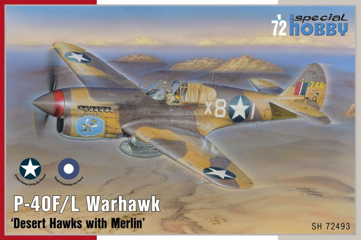 Special Hobby 72493 P-40F/L Warhawk « Desert Hawks With Merlin » 1/72
