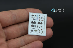 Intérieur imprimé en 3D et coloré sur papier décalcomanie Quinta Studio QD72216 P-40N Warhawk (Special Hobby) 1/72  – Bild 4