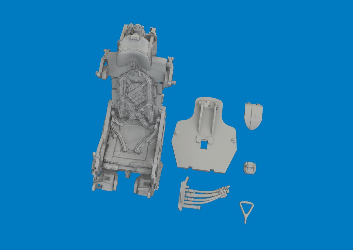 Eduard 6481160 MiG-21F ejection seat w/ integral seat belts PRINT for EDUARD 1/48