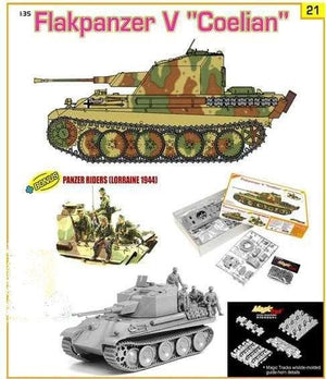 Cyber ​​Hobby 9121 FLAKPANZER V COELIAN + PANZER RAIDERS (1/35) – Bild 2