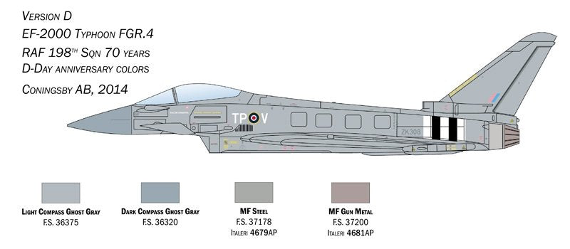 Italeri 1457 EF-2000 Typhoon en service dans la RAF 1/72 – image 5