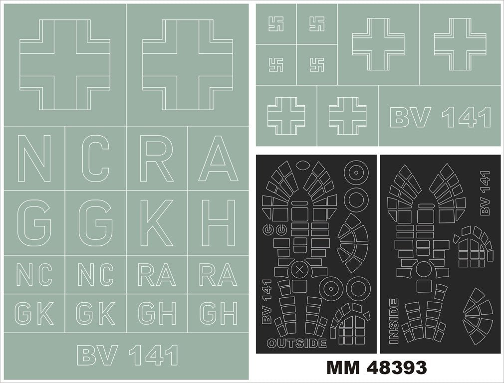 Montex MM48393 BV-141 HOBBY BOSS 81728 1/48