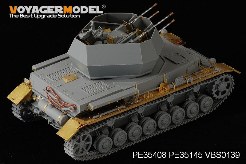 Voyager Model PE35408 WWII German Panzer IV ausf G 20mm Flakpanzer IV &amp;quot;Wirbelwind&amp;quot; For DRAGON 6342 1/35 – zdjęcie 3