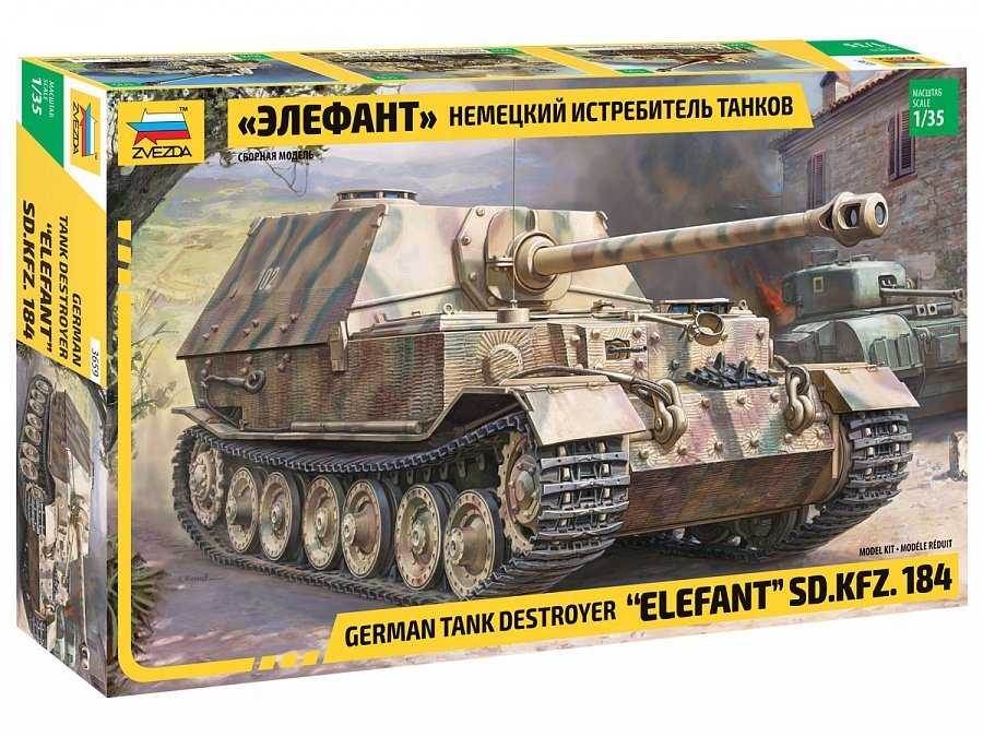 Zvezda 3659 Chasseur de chars allemand Elefant 1/35