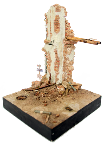 RT-Diorama 35301 Socle de diorama : Coin de Stalingrad 1/35 – Bild 3