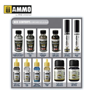 Munitions de Mig Jimenez 7809 SUPER PACK MÉTALLIQUES – image 2