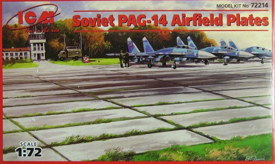 ICM 72214 Plaques d&amp;#39;aérodrome soviétiques PAG-14 (1/72)