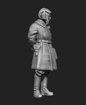 Panzer Art FI35-128 Officier de char soviétique en manteau de peau de mouton n° 1 1/35