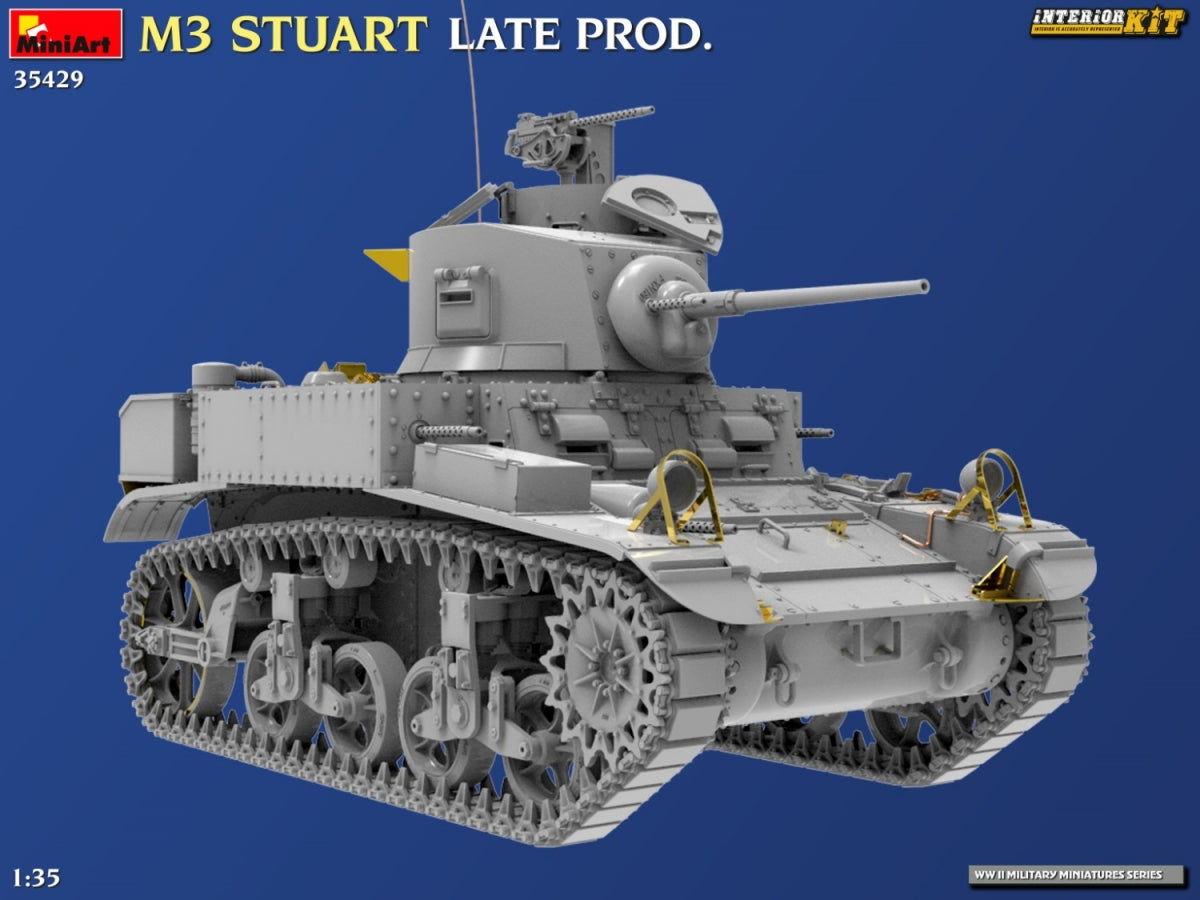 MiniArt 35429 M3 STUART LATE MANUFACTURER INTERIOR KIT 1/35 – image 2
