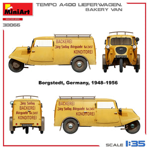 MiniArt 38066 TEMPO A400 LIEFERWAGEN. FOURgon BOULANGERIE 1/35 – image 6