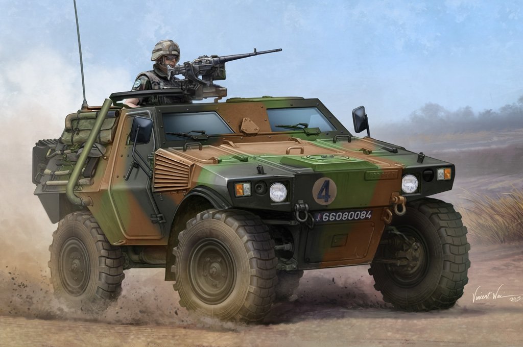 Voiture blindée VBL française Hobby Boss 83876