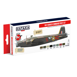 Ensemble de peinture Hataka HTK-AS102 RAF Bomber Command (8x17ml)