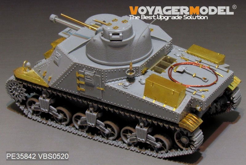Maquette Voyager PE35842 Char moyen américain M3A4 Lee de la Seconde Guerre mondiale (modèle de base) pour TAKOM 2085 au 1/35 – imagen 5