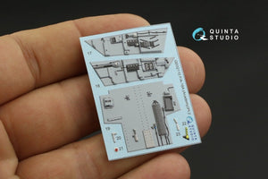 Intérieur imprimé en 3D et coloré sur papier décalcomanie Quinta Studio QD32110 F/A-18A (Academy) à l&amp;#39;échelle 1/32  – image 4