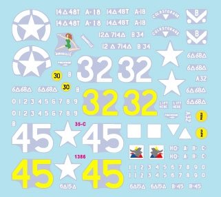 Star Decals 35-C1386 US Armored Mix #8. Lance-roquettes T34 Calliope 1/35 – immagine 2