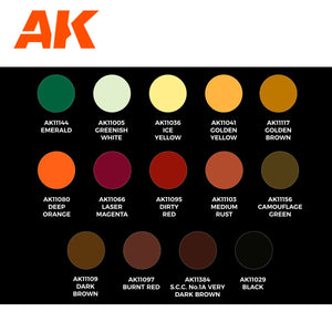 AK Interactive AK11777 SERGIO VILCHES – COFFRET SIGNATURE 3G – 14 COULEURS ET 1 FIGURINE – Bild 3