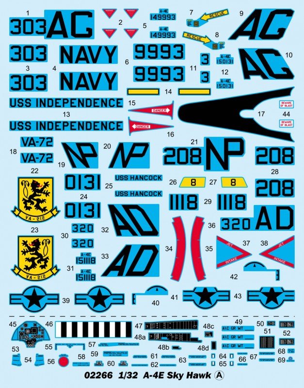 Trumpeter 02266 A-4E Sky Hawk 1/32 – immagine 17