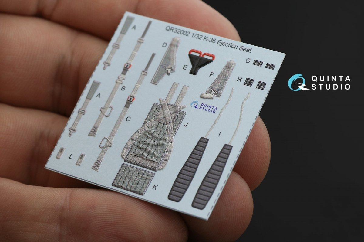 Intérieur imprimé en 3D et coloré du Su-27 de Quinta Studio (Trumpeter) (version complète) à l&amp;#39;échelle 1/32 – image 12