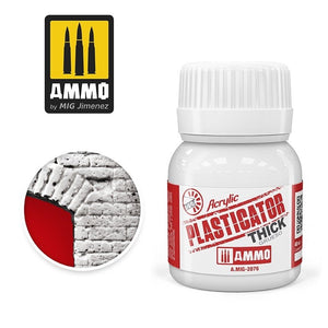 Munitions Mig Jimenez 2076 PLASTICATOR ÉPAIS 40ML