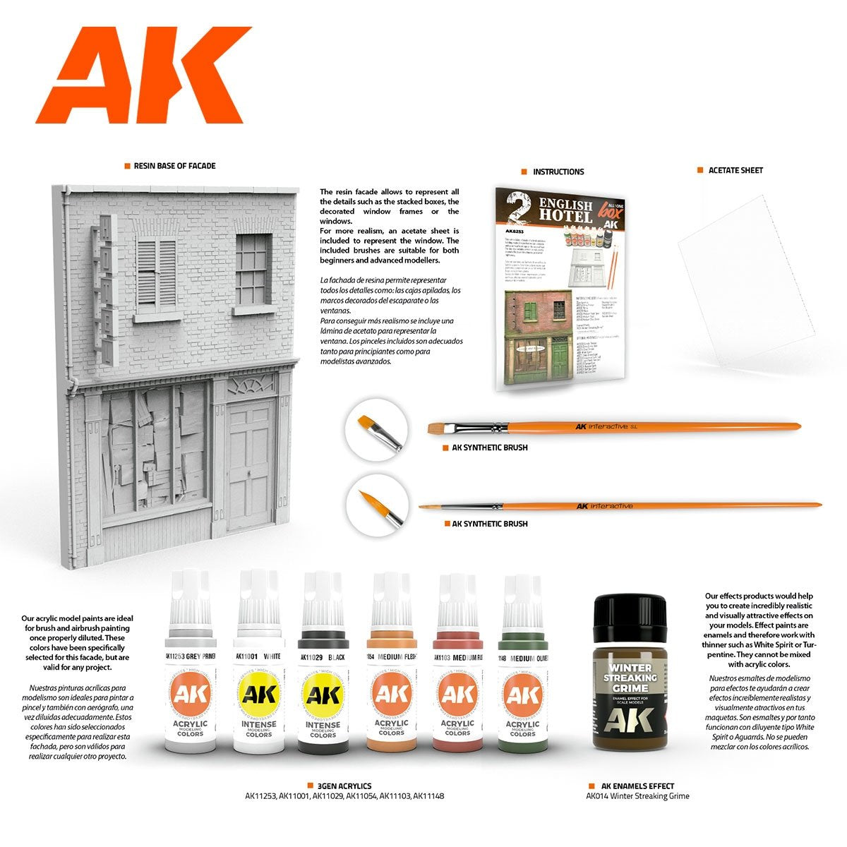 AK Interactive AK8253 Coffret tout-en-un - Boîte 2 – Hôtel anglais – image 4