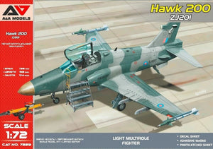 Maquette A&amp;amp;A Models 7229 Hawk 200 ZG201 - Chasseur multirôle léger 1/72