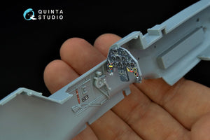 Intérieur imprimé en 3D et coloré sur papier décalcomanie Quinta Studio QD32083 Bf 109G-2/G-4 (Hasegawa) 1/32 – immagine 12