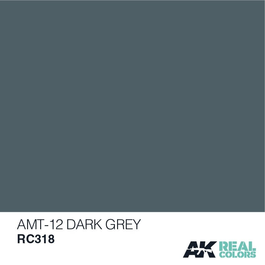 AK Interactive RC318 AMT-12 GRIS FONCÉ 10ML – Bild 2