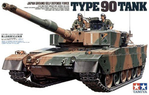 Tamiya 35260 Char Type 90 JGSDF avec ensemble d&amp;#39;équipage de chargement de munitions (1/35)