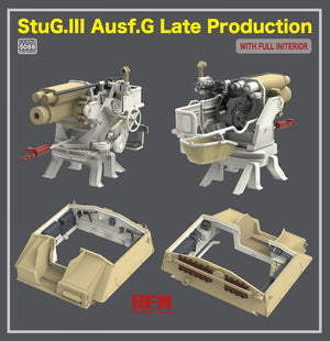 Maquette Rye Field 5088 StuG.III Ausf.G, production tardive, intérieur complet, échelle 1/35 – image 4