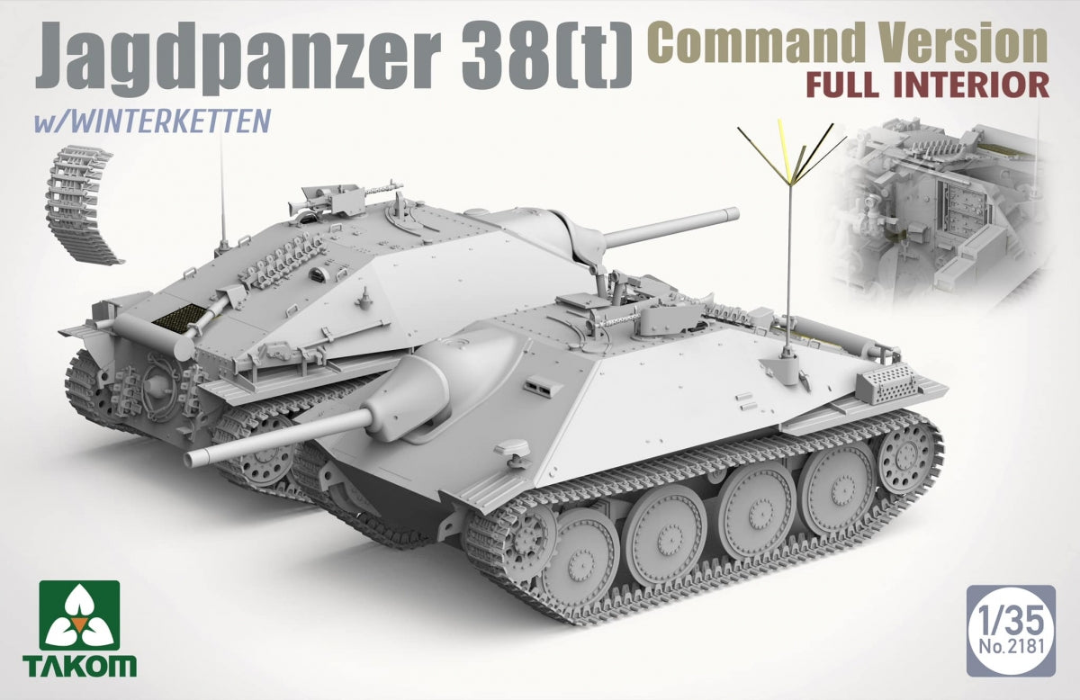 Takom 2181 Jagdpanzer 38(t) Version de commandement intérieur complet 1/35 – Bild 2