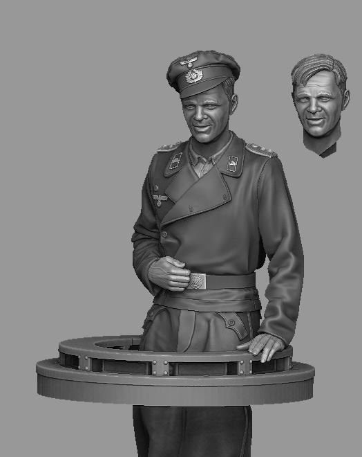 Panzer Art FI35-119 StuG commandant 1/35