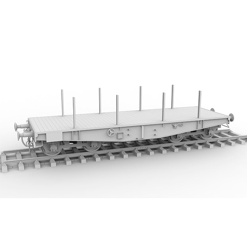 AK Interactive AK35501 CHEMIN DE FER ALLEMAND SCHWERER PLATTFORMWAGEN TYPE SSYS 1/35  – image 4