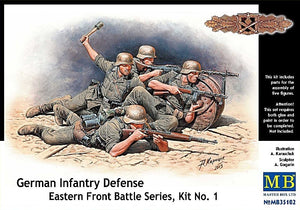 Master Box 35102 Série Batailles de l&amp;#39;infanterie allemande du front de l&amp;#39;Est, Kit n° 1 (1/35)
