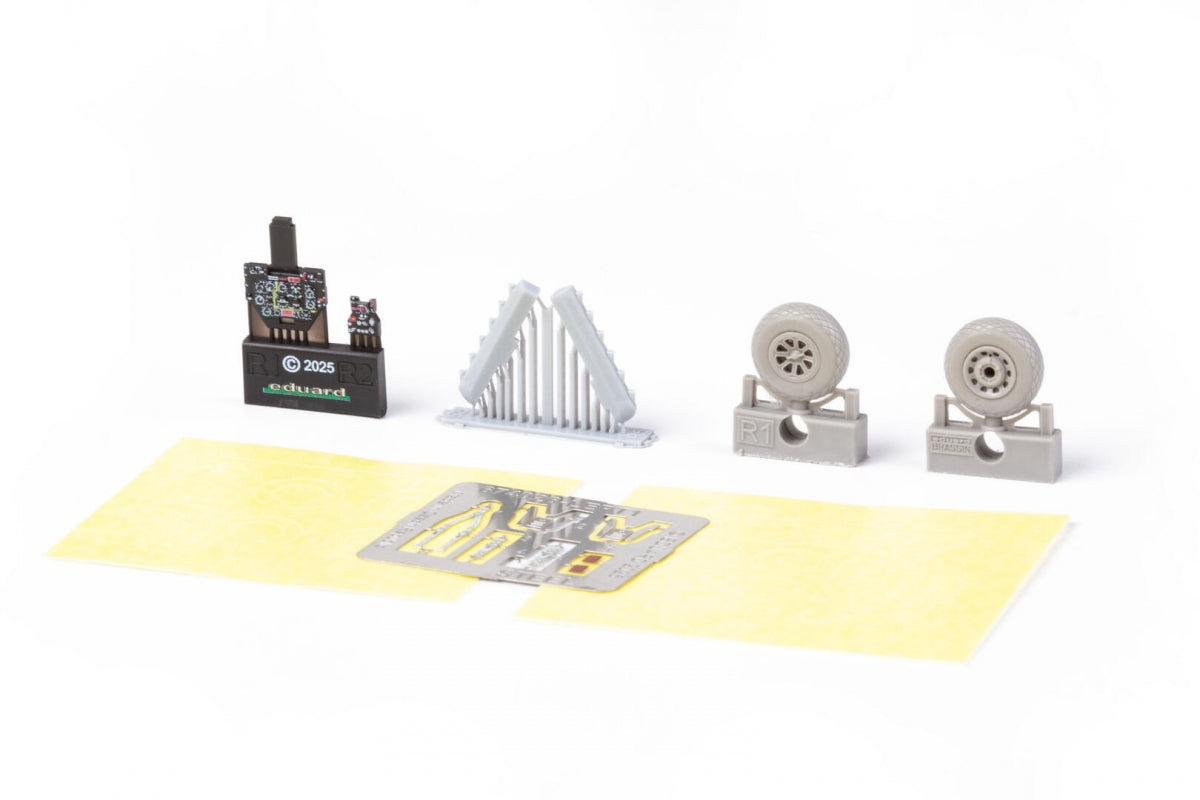 Eduard 674039 P-51D pots d'échappement avec carénage LööKplus TAMIYA 1/72