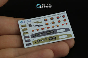 Intérieur imprimé en 3D et coloré sur papier décalcomanie Quinta Studio QD35033 Opel Blitz (Tamiya) 1/35 – image 7