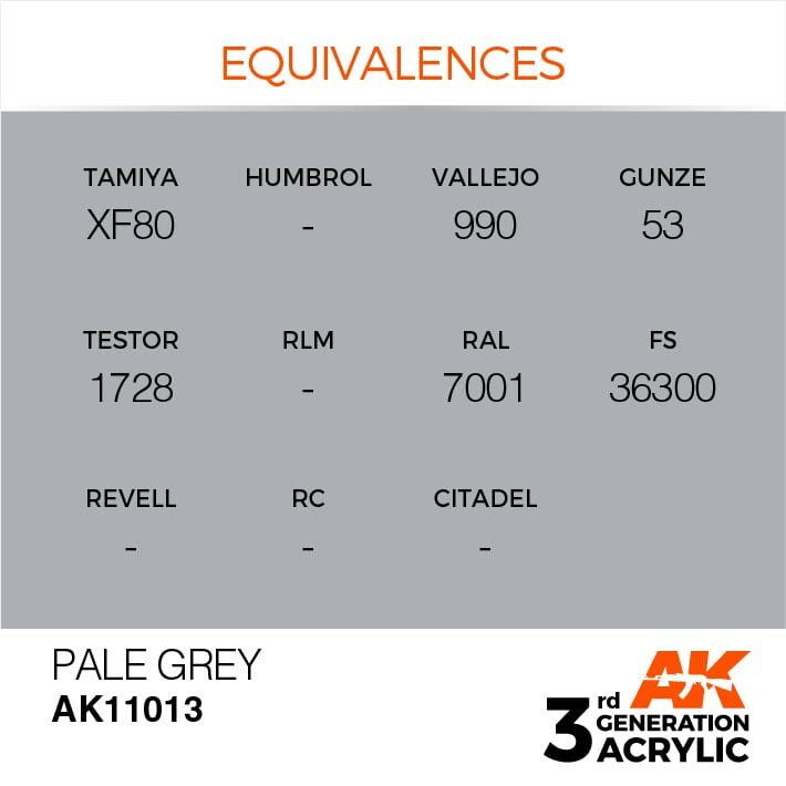 AK Interactive AK11013 Gris Pâle 17ml – image 3