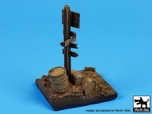 Socle de panneaux de signalisation Black Dog D35042 au 1/35 – Bild 4
