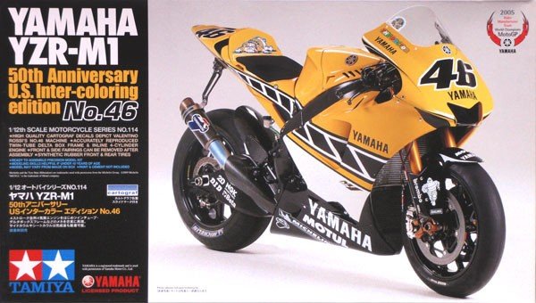 Tamiya 14114 Yamaha YZR-M1 50e anniversaire (1/12)