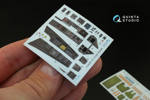 Intérieur imprimé en 3D et coloré sur papier décalcomanie Quinta Studio QD32010 Mirage 2000-5 (pour maquette Kitty Hawk) 1/32 – image 5