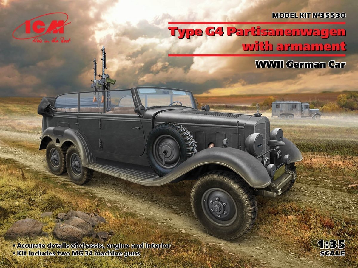 ICM 35530 Type G4 Partisanenwagen 1/35 