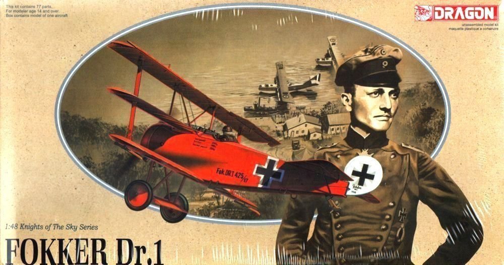 Dragon 5903 Fokker Dr. I, Baron Rouge (1/48)