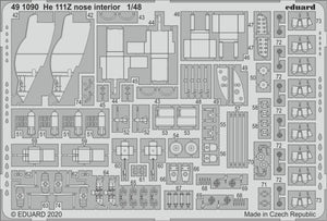 Eduard 491090 He 111Z nose interior 1/48 ICM – zdjęcie 2