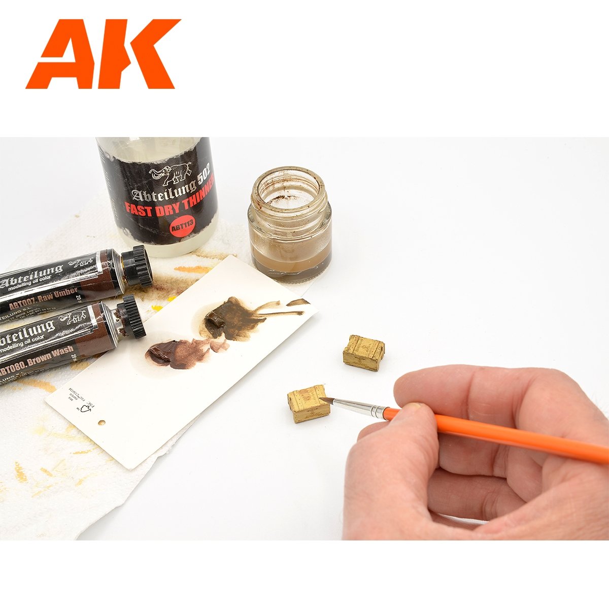 AK Interactive AK8229 BOÎTE EN BOIS DÉCOUPÉE AU LASER 002 DYNAMIT (8 UNITÉS) 1/35 – image 3
