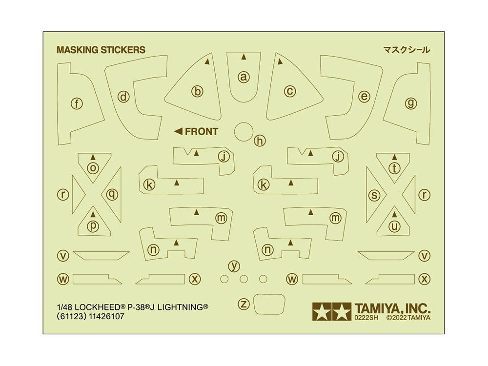 Tamiya 61123 Lockheed P-38J Lightning 1/48 – Bild 17