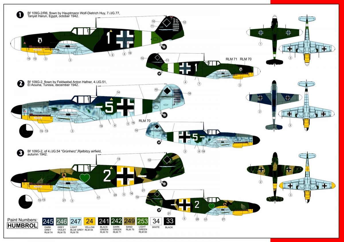 Maquette AZ AZ7466 Messerschmitt Bf-109G-2 Gustav précoce (1/72) – immagine 2