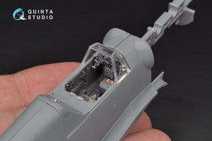 Intérieur imprimé en 3D et coloré sur papier décalcomanie Quinta Studio QD48103 Bf 109G-6 (pour maquette Tamiya) 1/48 – immagine 5