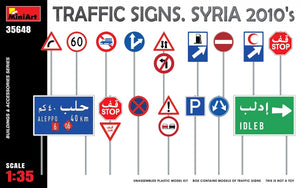 Miniart 35648 SIGNAUX DE CIRCULATION. SYRIE 2010&amp;#39;s 1/35