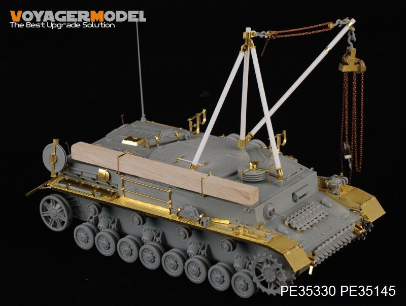 Maquette Voyager PE35330 Bergepanzer IV Ausf J allemand de la Seconde Guerre mondiale pour DRAGON 6438 au 1/35  – image 6