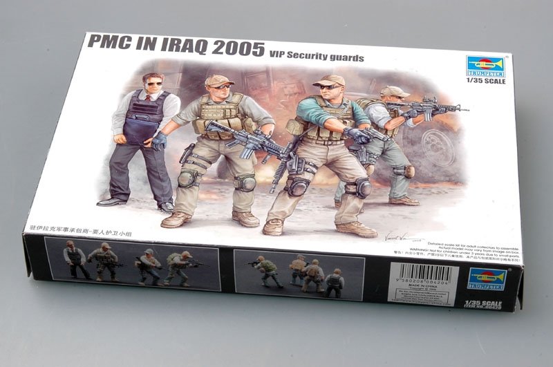 Trumpeter 00420 PMC en Irak 2005 - Gardes de sécurité VIP (1/35) – image 2